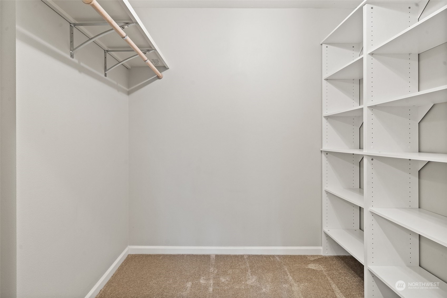 160 East Soderberg Road, Unit G18 Allyn, WA 98524 - Photo 20 of 36 a view of an empty walk in closet