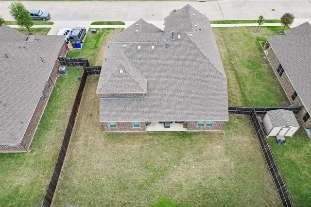 swimming pool with a yard