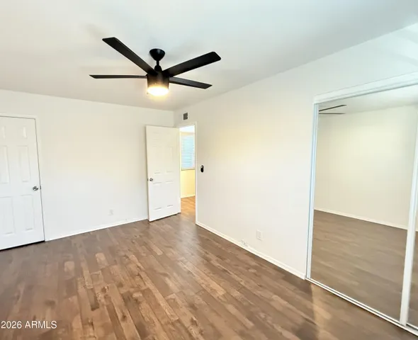 a view of an empty room