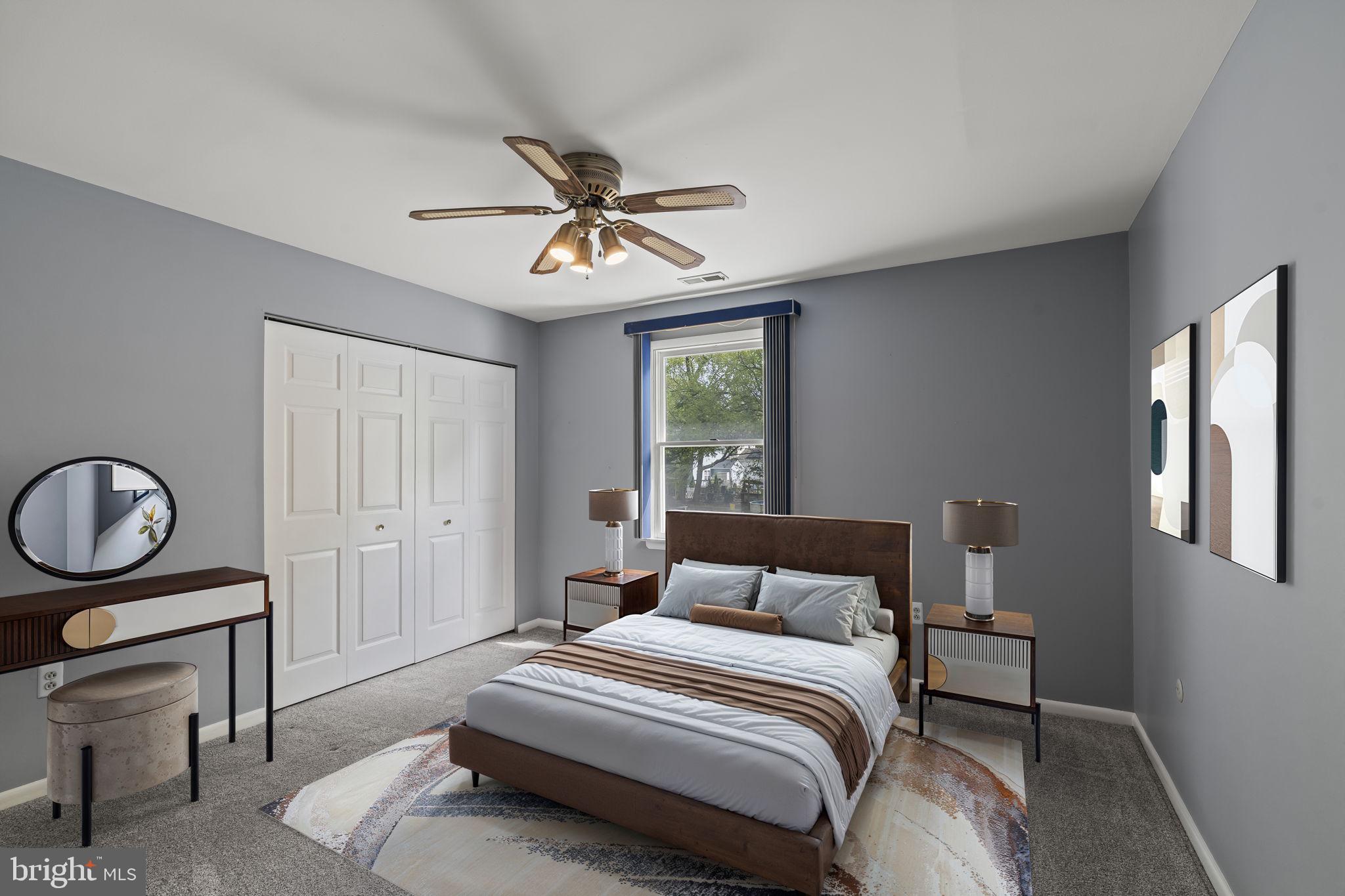 621 South Forklanding Road Maple Shade, NJ 08052 - Photo 33 of 45 Bedroom 2 Virtual Staging