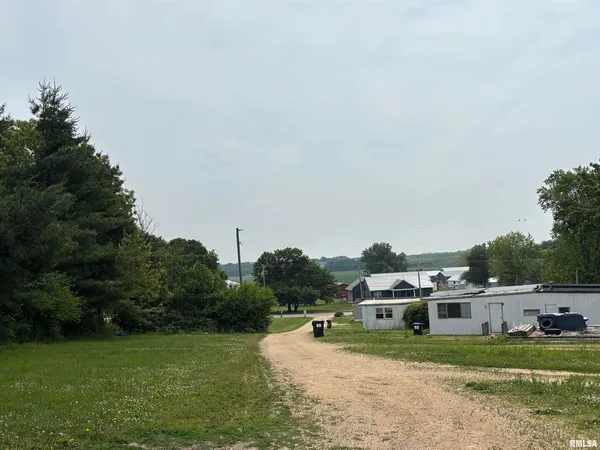 a view of a green yard