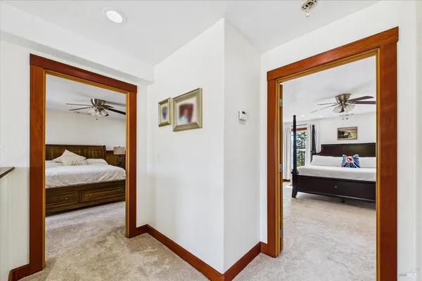 a view of an ocean from a city