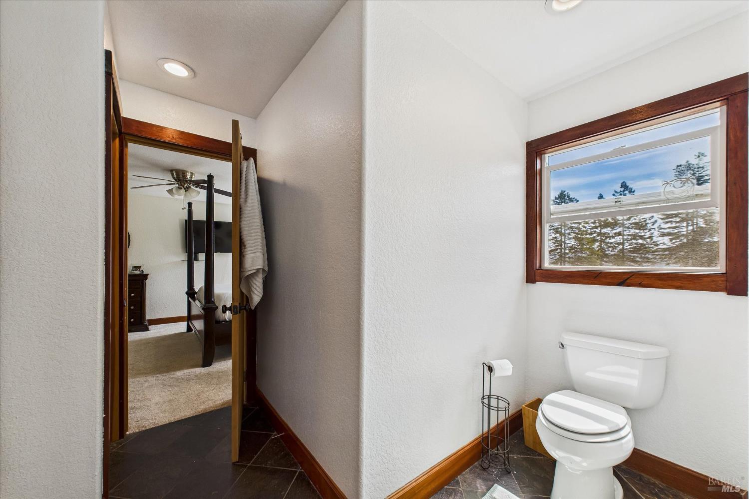 1150 Dinsmore Ranch Road Rio Dell, CA 95562 - Photo 53 of 71 a bathroom with a toilet and a shower
