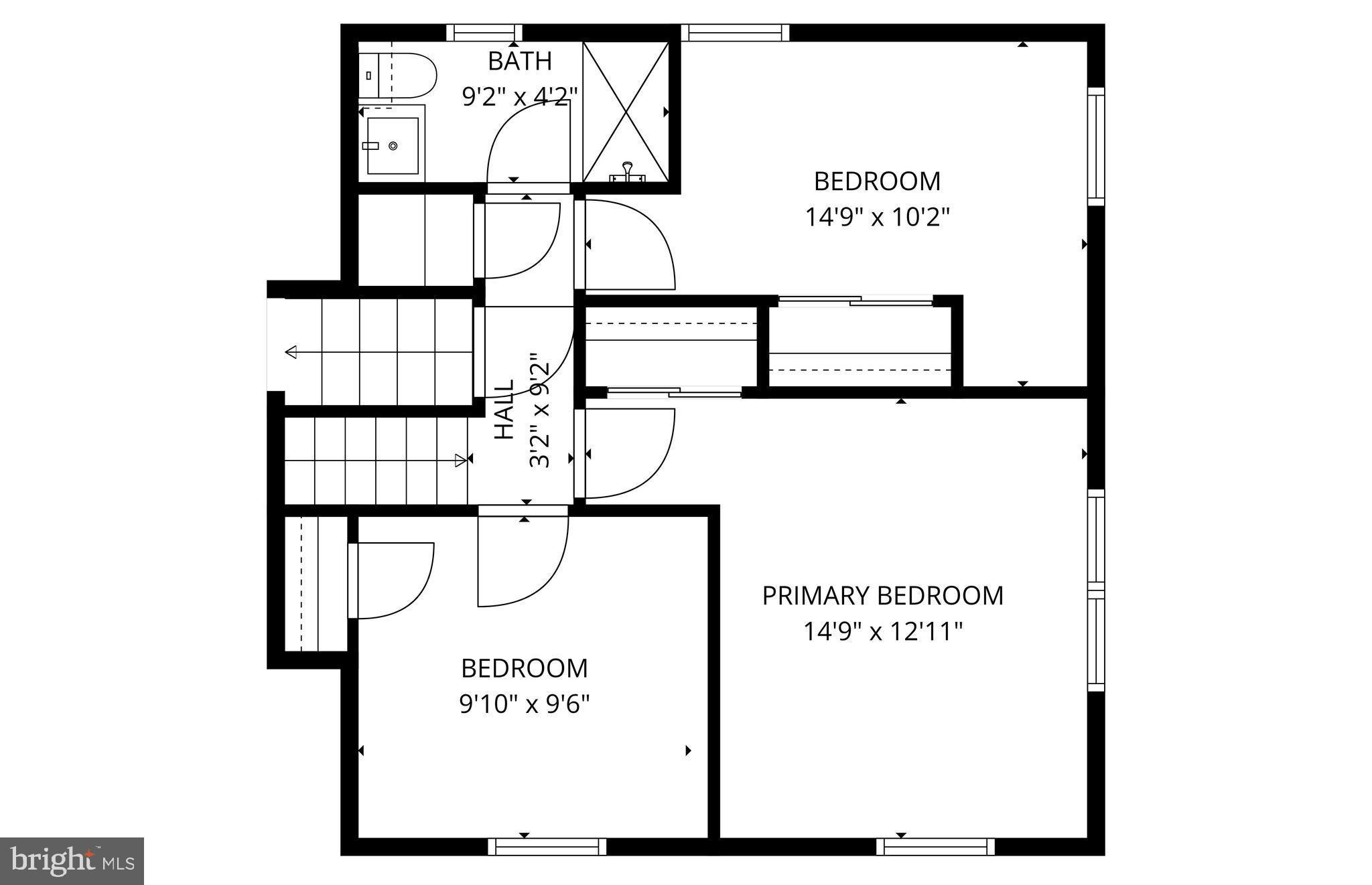 1370 Kauffman Road Pottstown, PA 19464 - Photo 41 of 43 Upper level floorplan