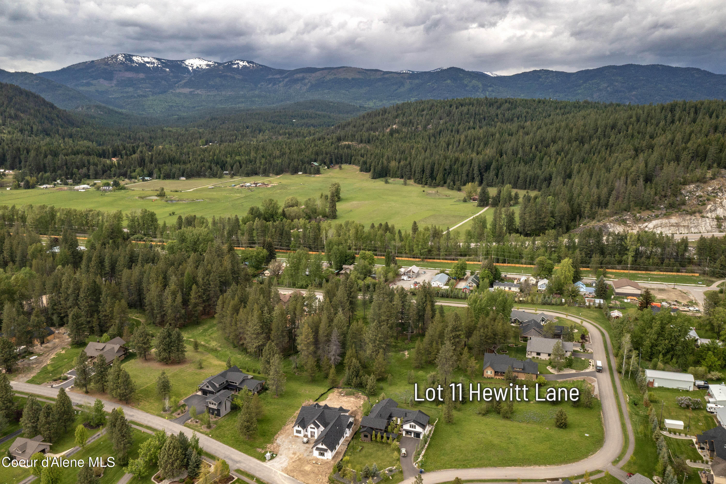 Lot 11 Hewitt Lane Dover, ID 83825 - Photo 15 of 22 Aerial Looking North