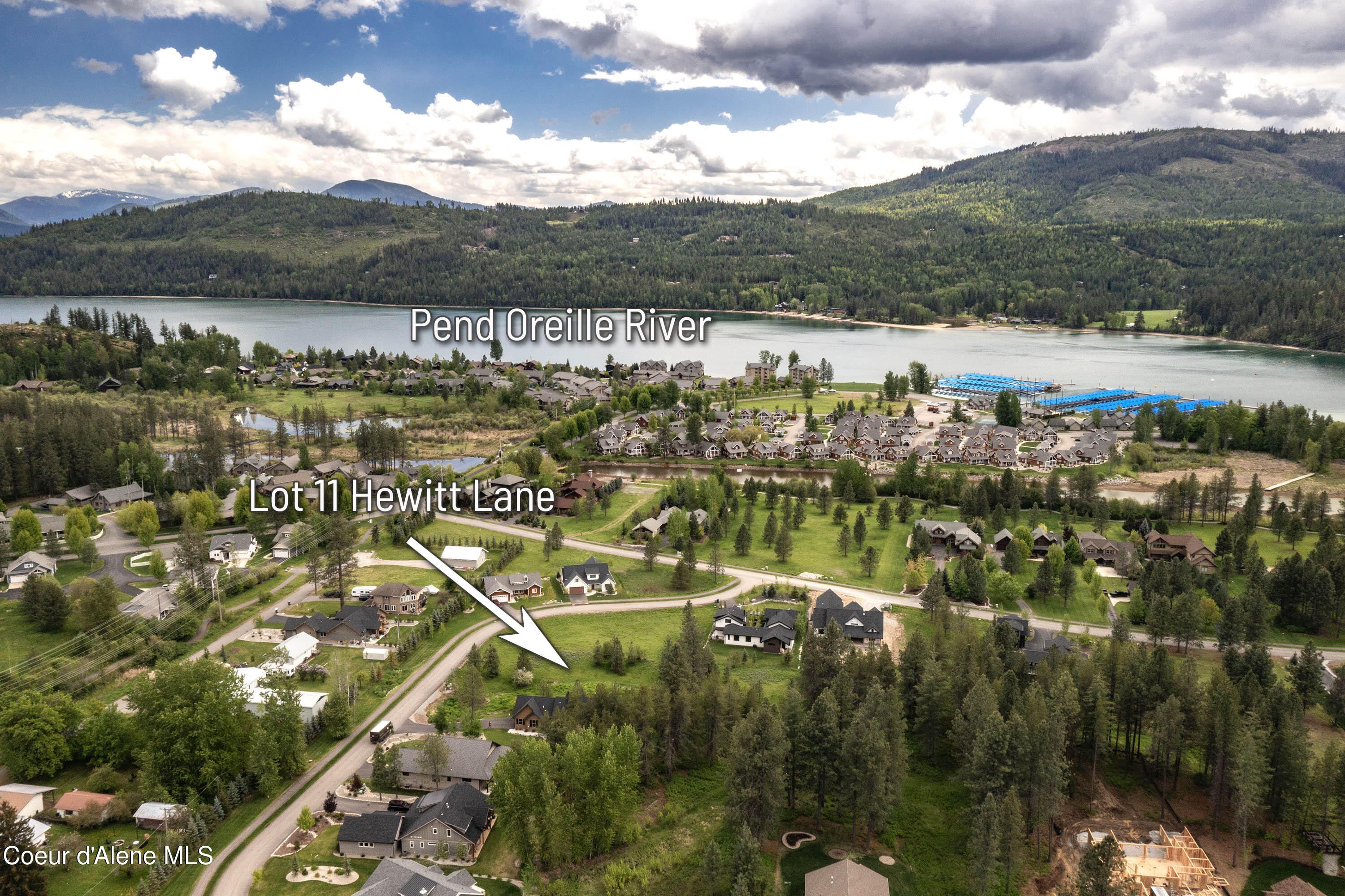 Lot 11 Hewitt Lane Dover, ID 83825 - Photo 16 of 22 Aerial Looking South