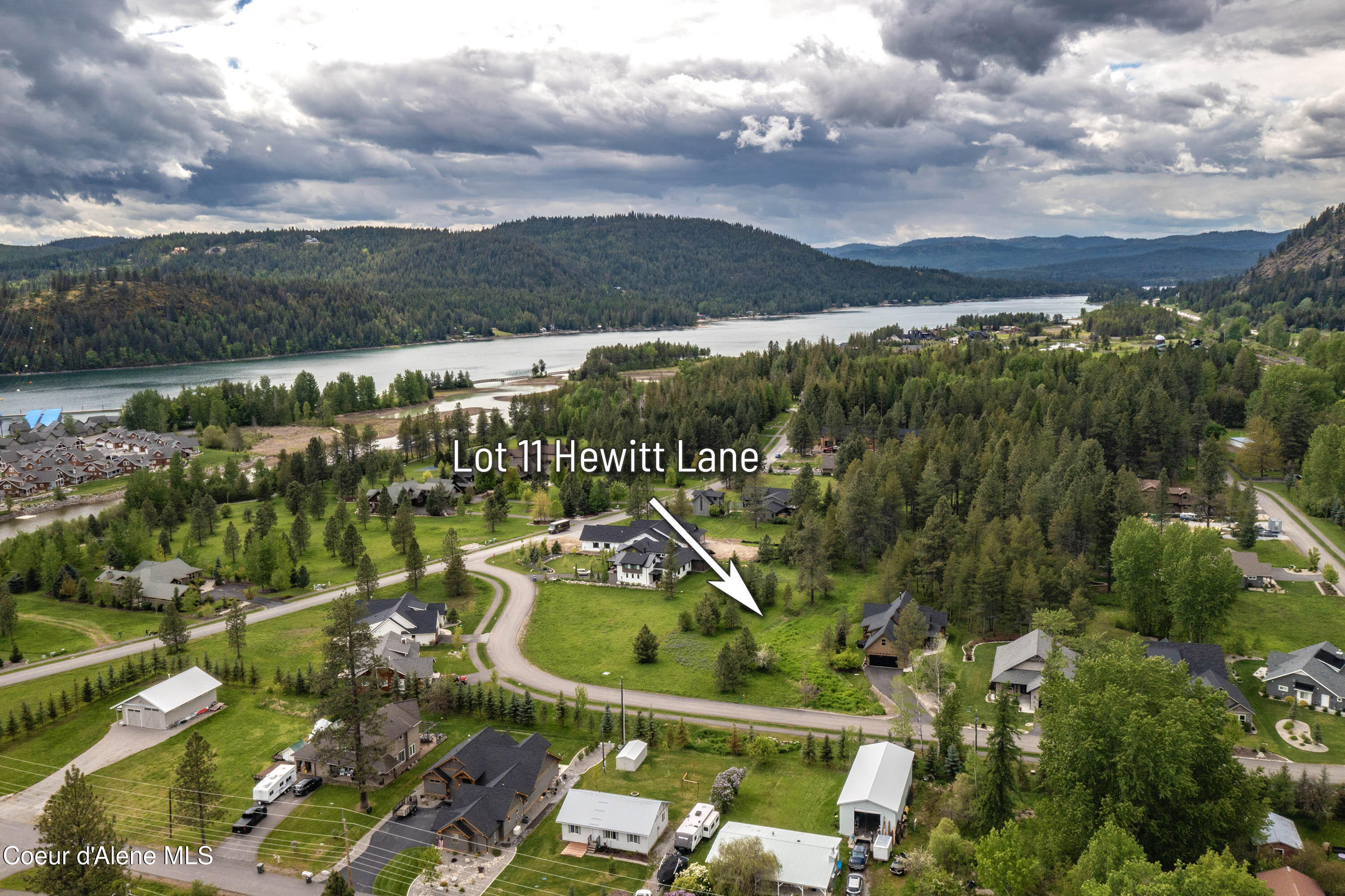 Lot 11 Hewitt Lane Dover, ID 83825 - Photo 17 of 22 Aerial Looking West