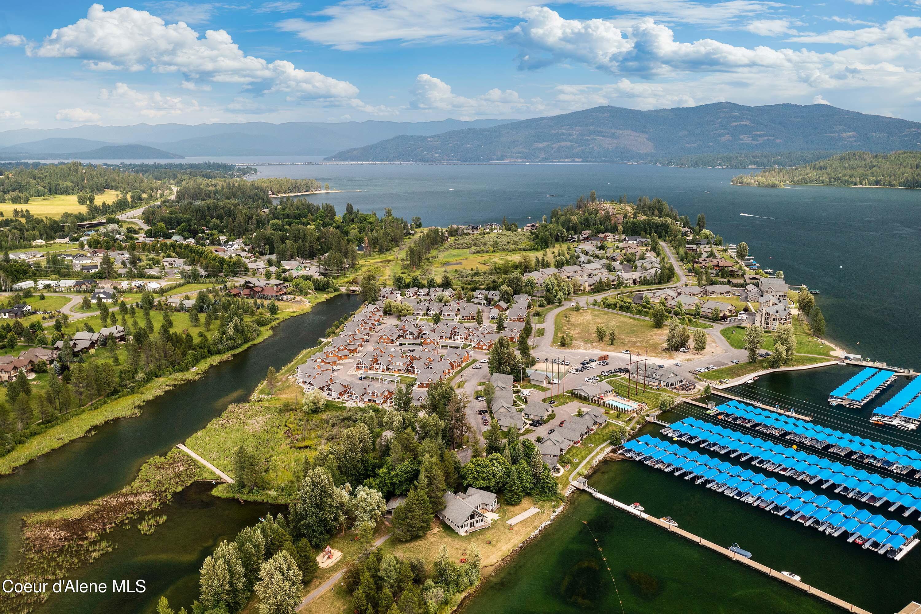 Lot 11 Hewitt Lane Dover, ID 83825 - Photo 2 of 22 Aerial Dover Bay Marina