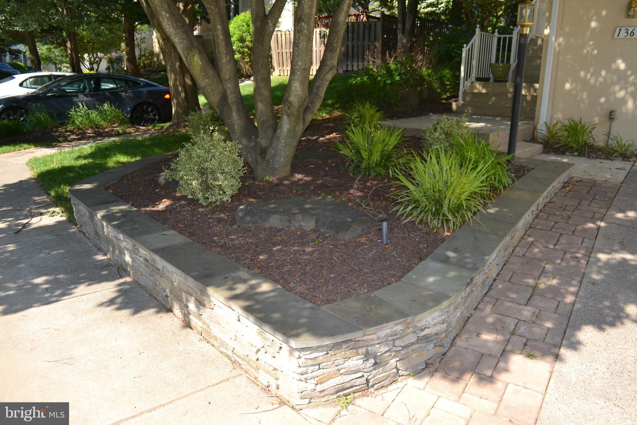 1369 Park Garden Lane Reston, VA 20194 - Photo 3 of 46 Retaining wall and lovely landscaping