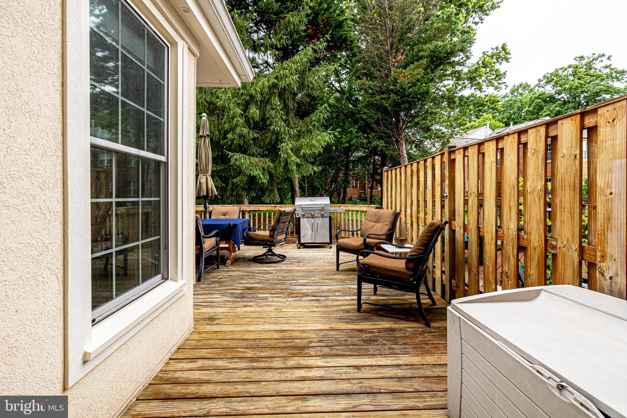 1369 Park Garden Lane Reston, VA 20194 - Photo 32 of 46 Deck from living room