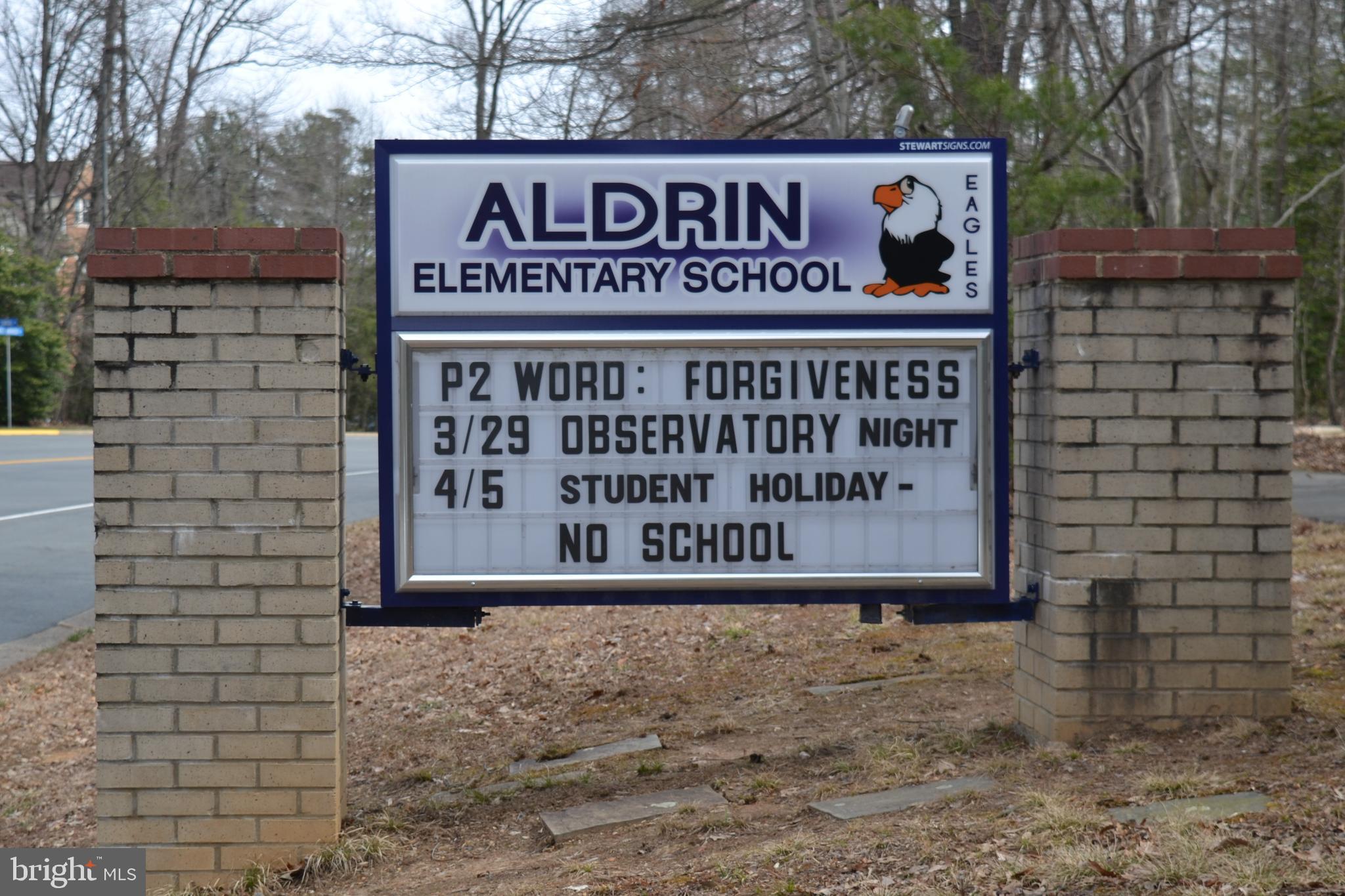 1369 Park Garden Lane Reston, VA 20194 - Photo 37 of 46 Aldrin Elementary is close by and on the paths