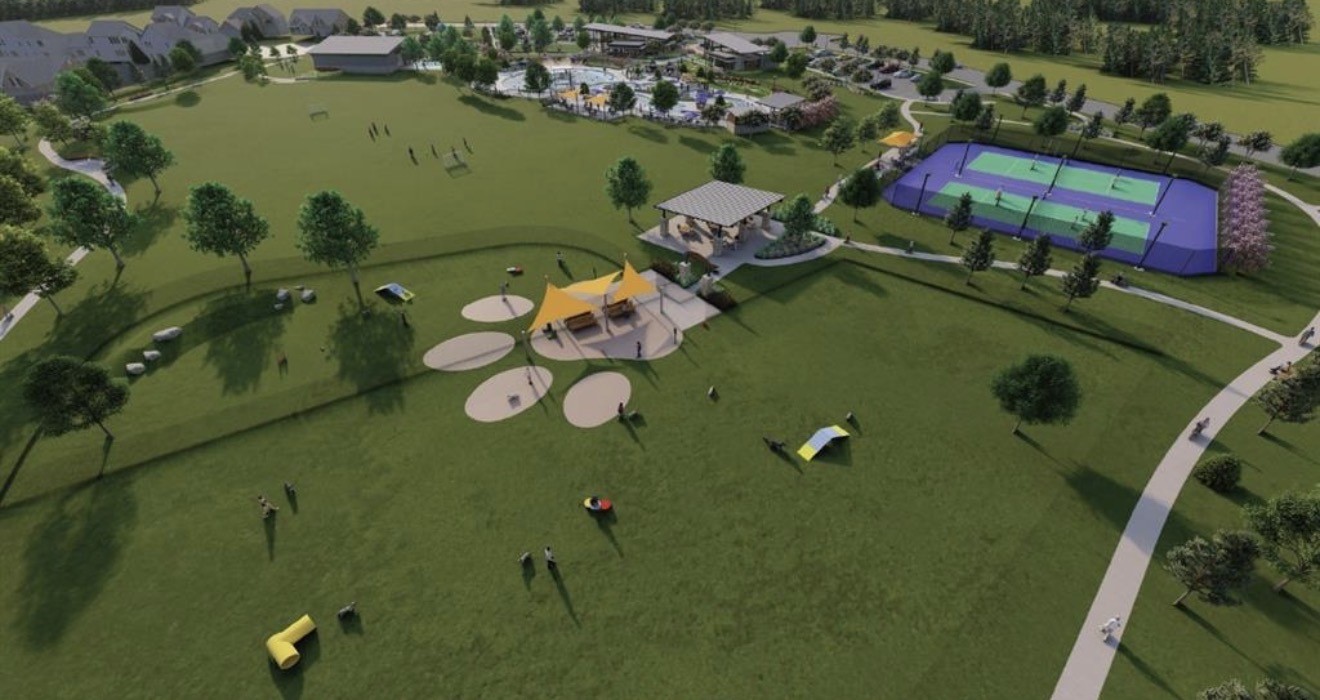 2912 Cliff Ridge Lane Katy, TX 77493 - Photo 33 of 36 an aerial view of a house