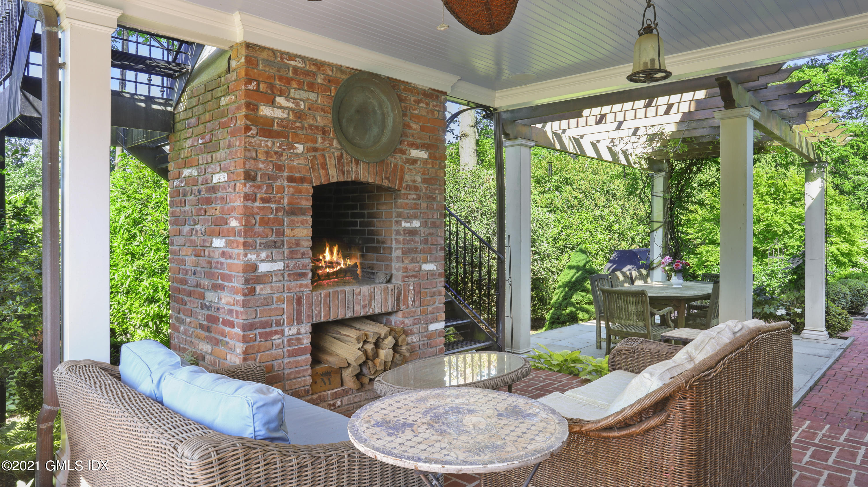 74 Cedar Cliff Road Riverside, CT 06878 - Photo 50 of 66 a view of an outdoor sitting area