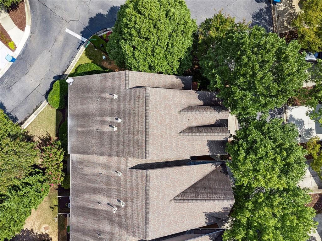 3184 Buck Way Alpharetta, GA 30004 - Photo 44 of 48 an aerial view of a house with a yard