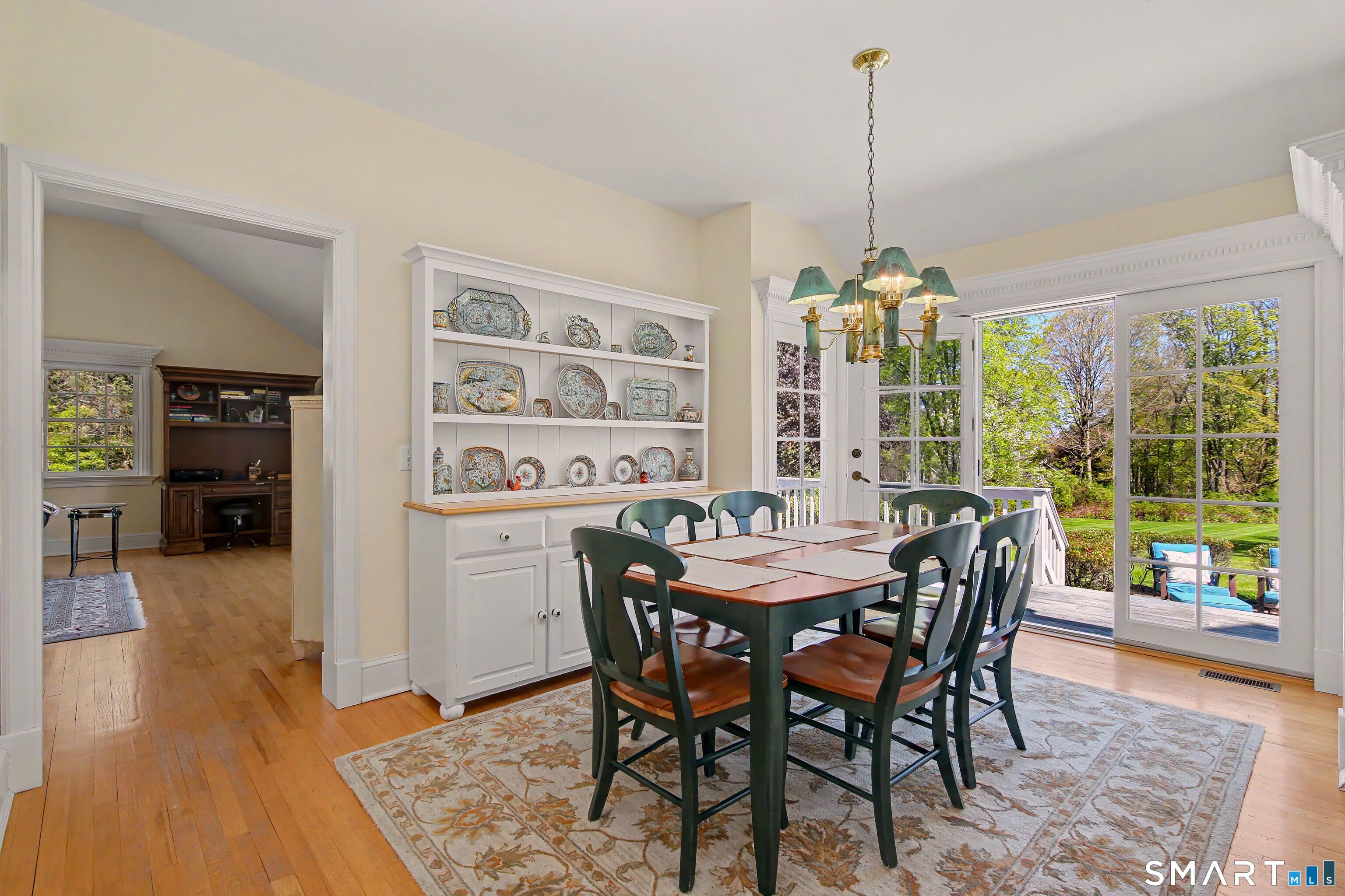7 Jeremiah Sanford Road Redding, CT 06896 - Photo 18 of 40 Breakfast gathering room beckons you into the family room