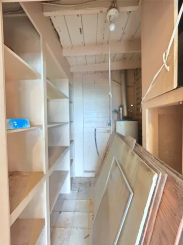 a view of kitchen with sitting area