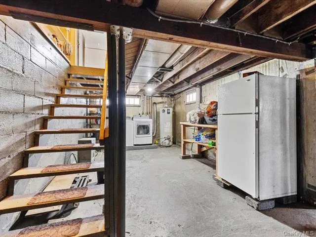 a view of storage and utility room