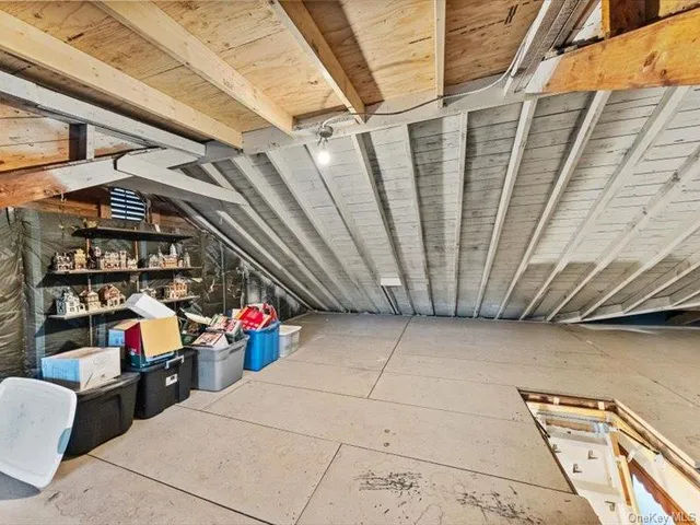 a view of storage and utility room