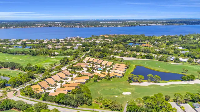 a view of a city with an ocean