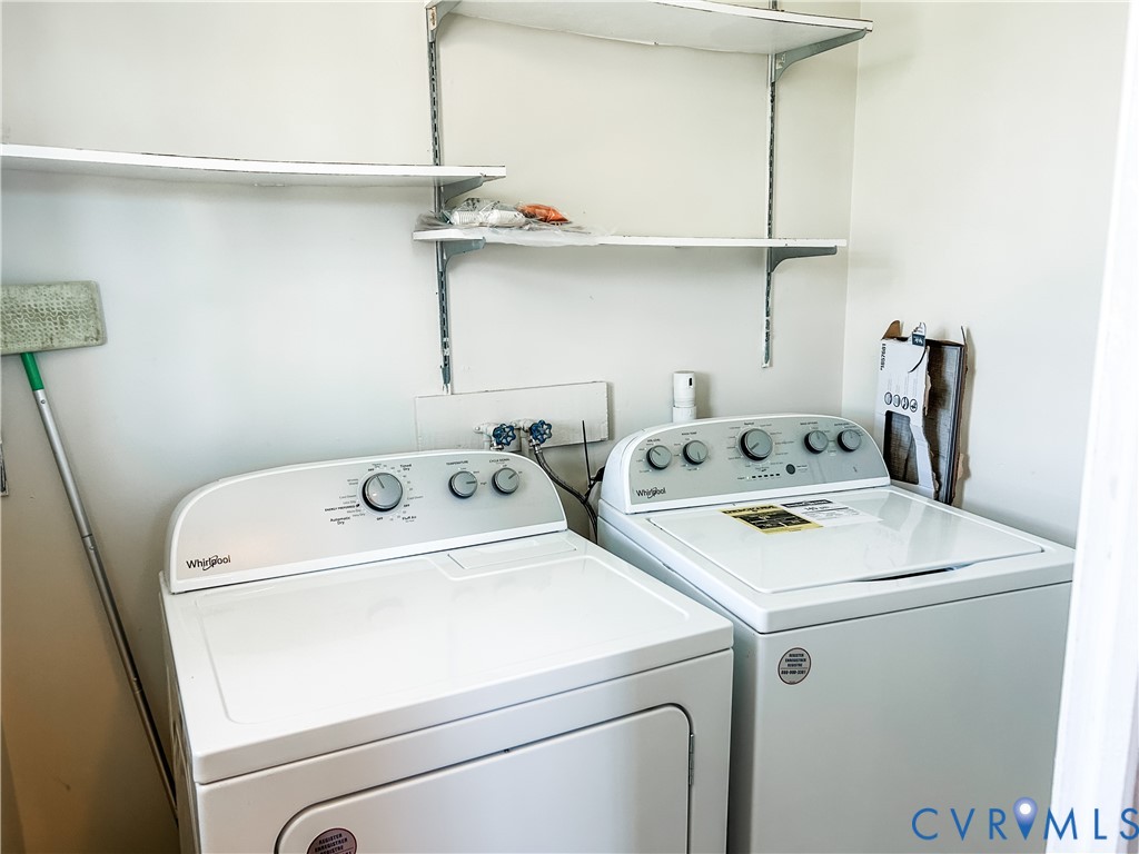 1346 Hockett Road Manakin-Sabot, VA 23103 - Photo 13 of 25 Laundry room featuring washing machine and dryer a