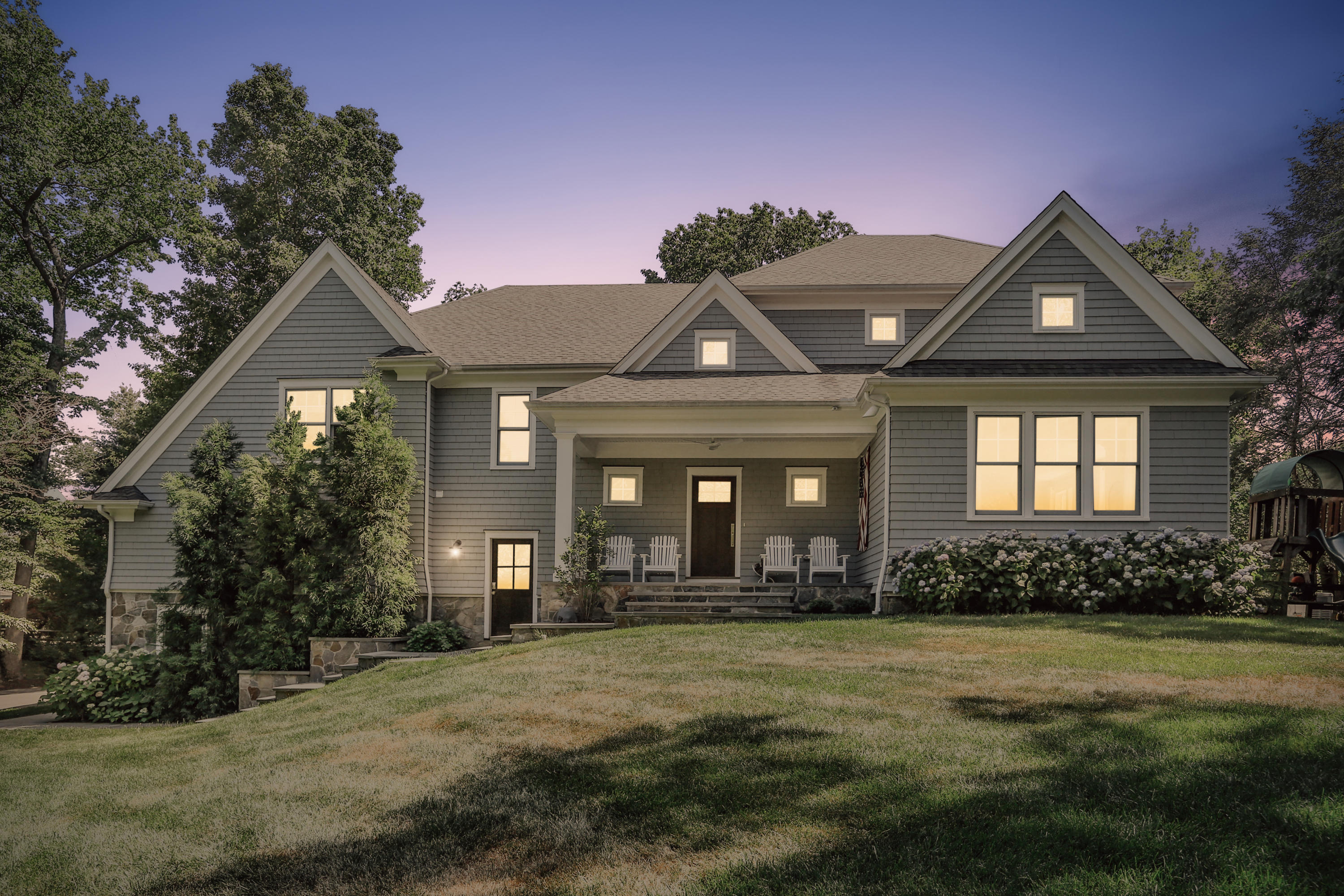 26 Tory Hole Road Darien, CT 06820 - Photo 32 of 40 031-photo-twilight-front-view-8397905