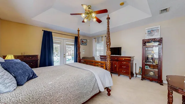 an aerial view of residential house with outdoor space