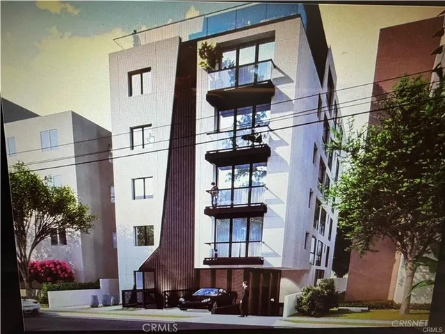 a front view of a building