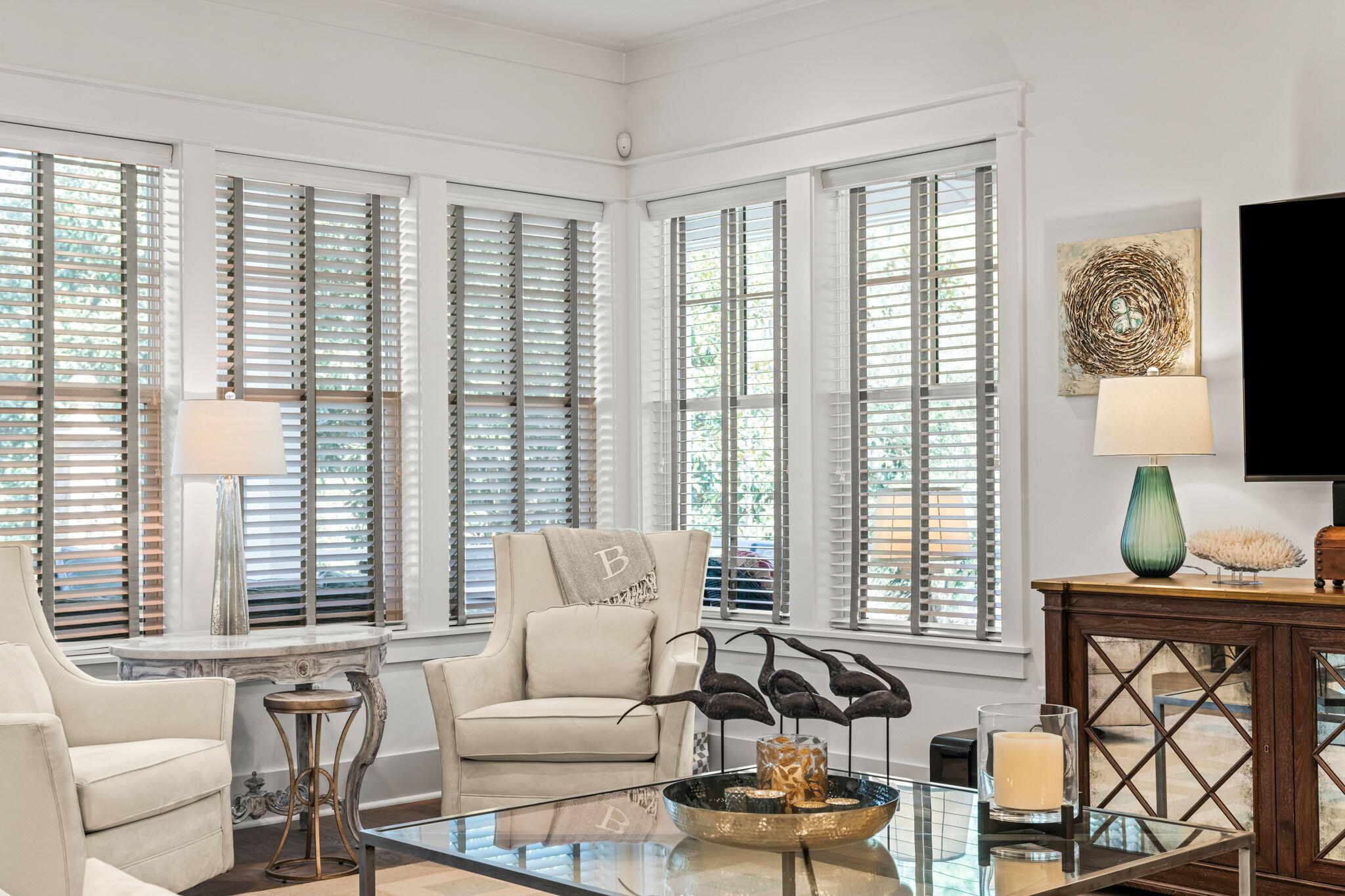 237 Splash Drive Inlet Beach, FL 32461 - Photo 7 of 50 a living room with furniture and large windows