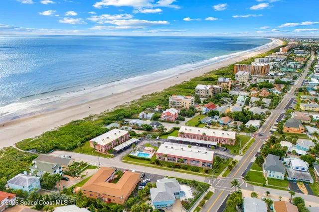 a city view with tall buildings