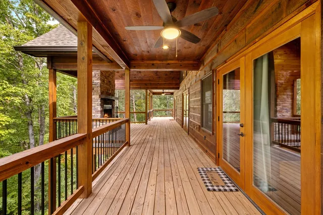 a view of livingroom with wooden floor and outdoor space