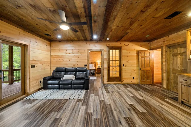 a view of an empty room