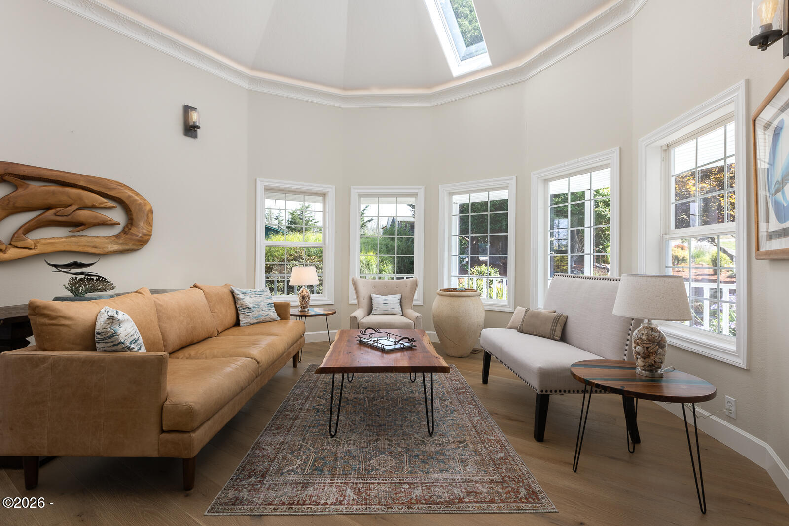 6905 Northeast Highland Road Otis, OR 97368 - Photo 14 of 76 a living room with furniture and a large window