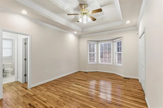 wooden floor in an empty room