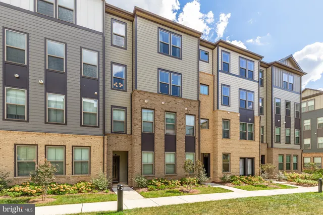 a front view of a building