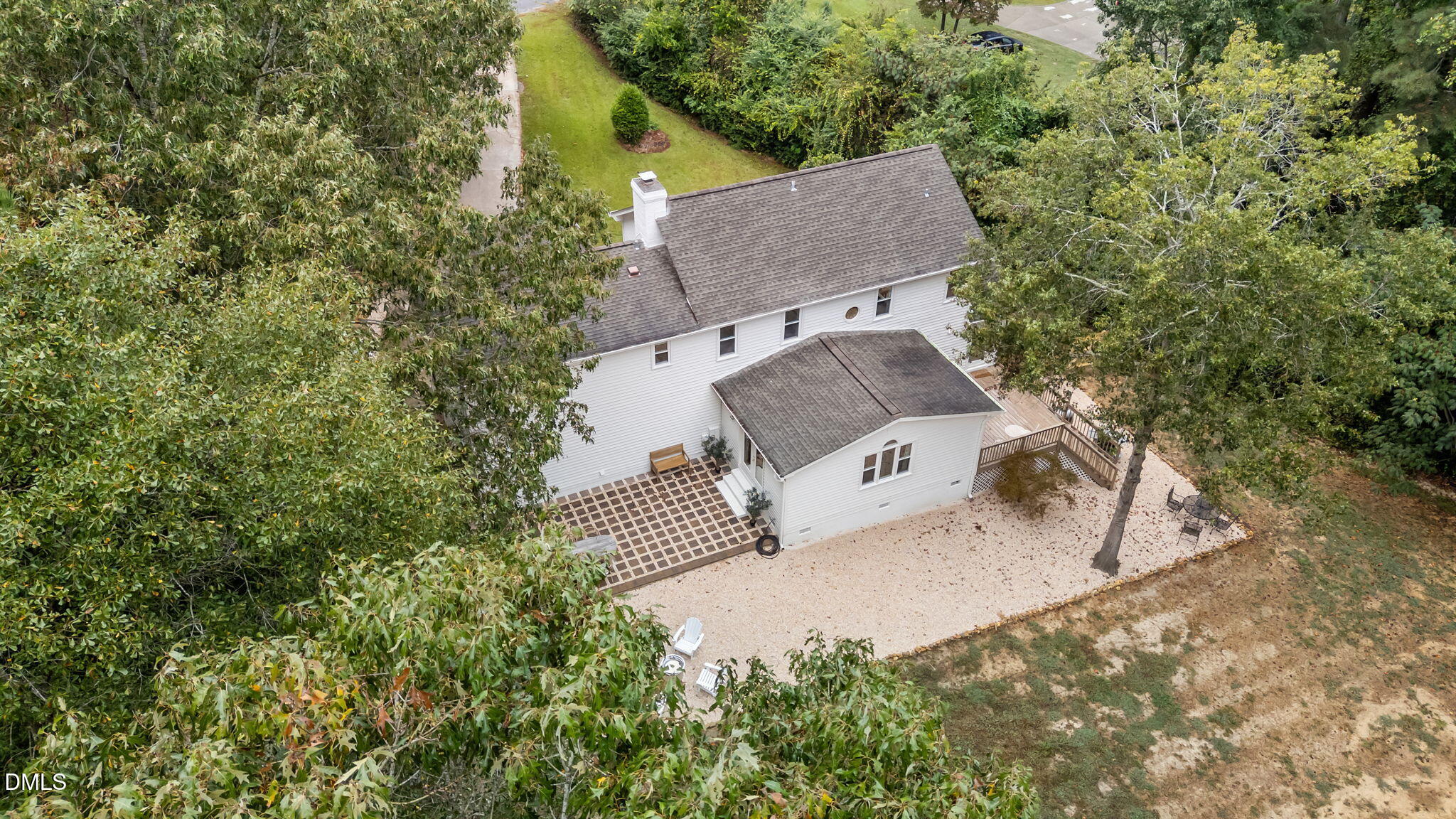 623 Canady Court Willow Spring, NC 27592 - Photo 4 of 42 an aerial view of a house with yard and outdoor seating