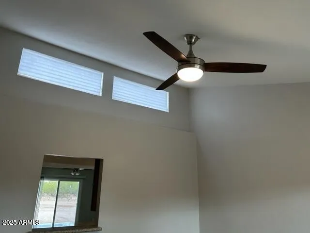 a close view of an empty room