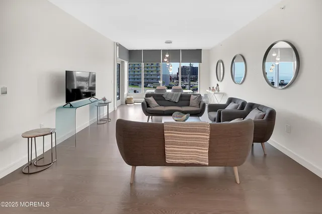 a view of a mirror of a house