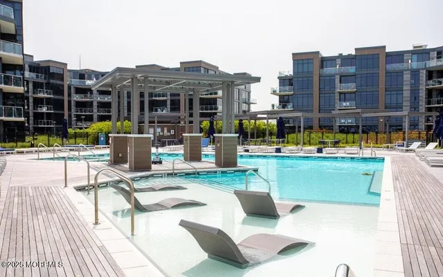 front view of a building with a porch