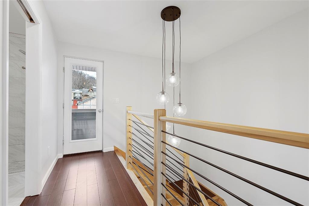 26 Jacksonia Street Pittsburgh, PA 15212 - Photo 18 of 25 Top floor master suite with 2 balconies to the left and through the bedroom!