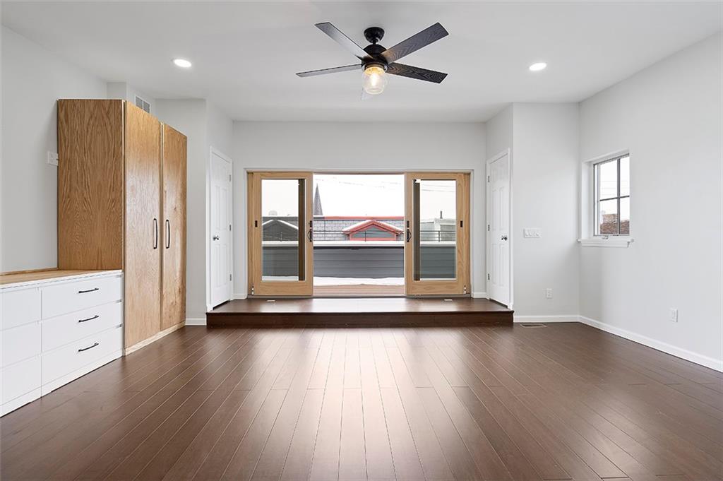 26 Jacksonia Street Pittsburgh, PA 15212 - Photo 21 of 25 Master bedroom with custom closet overlooking Jacksonia Street