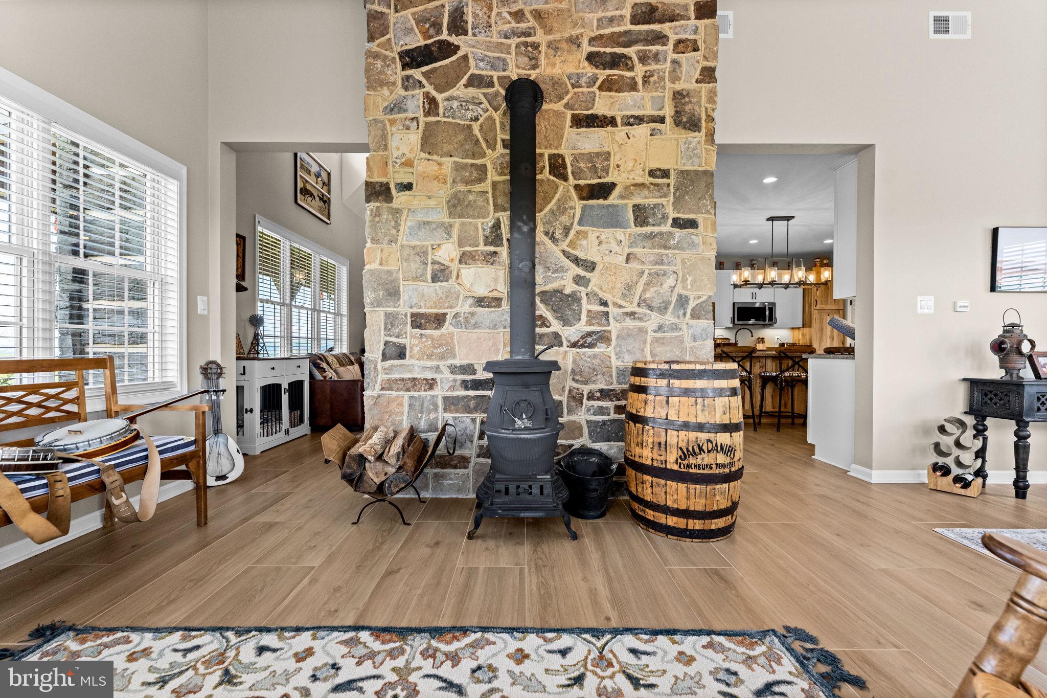 820 Shadyside Road Elk Garden, WV 26717 - Photo 21 of 138 Combined Dining and Living Room