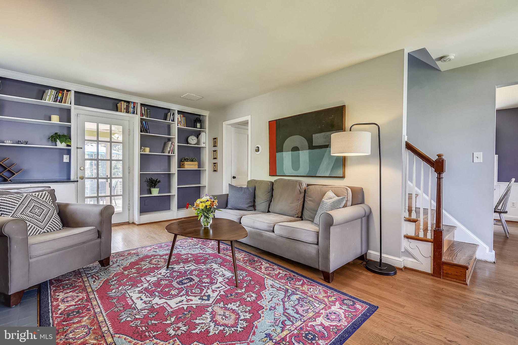 2408 Homestead Drive Silver Spring, MD 20902 - Photo 2 of 24 Living room with built ins