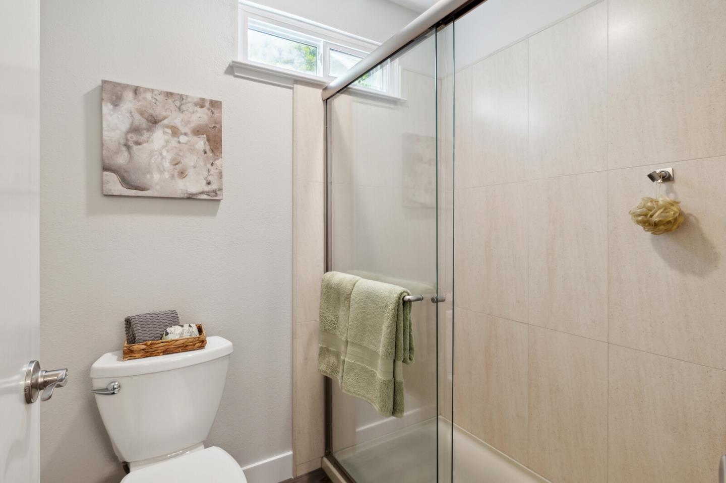 118 Granada Drive Mountain View, CA 94043 - Photo 11 of 28 a bathroom with a toilet and a shower