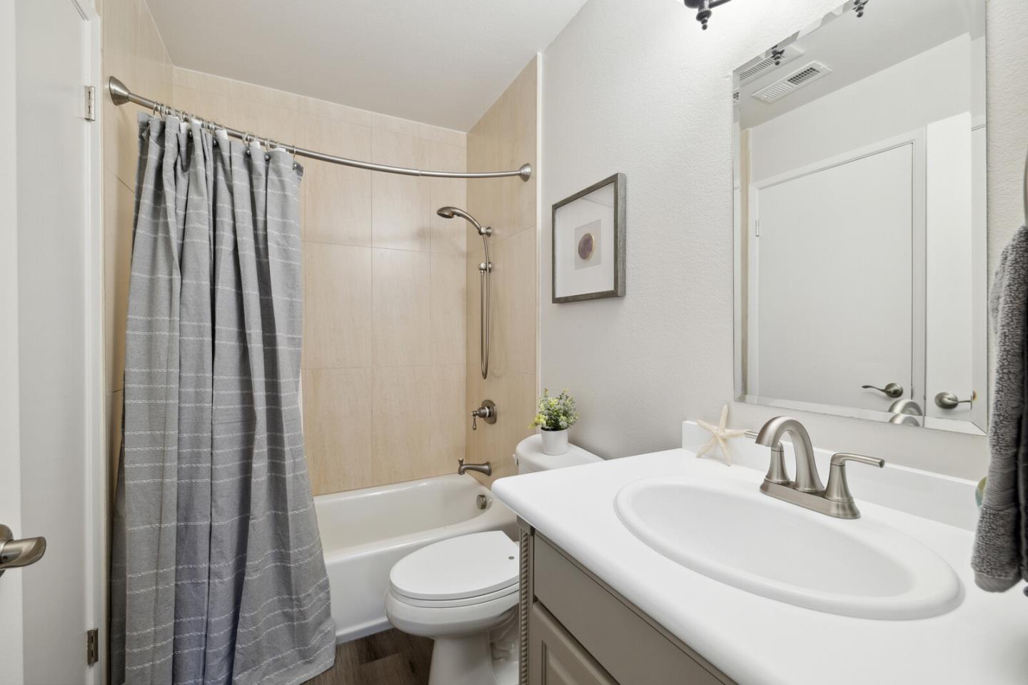 118 Granada Drive Mountain View, CA 94043 - Photo 14 of 28 a bathroom with a sink toilet and shower
