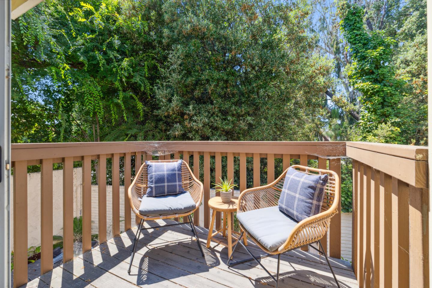 118 Granada Drive Mountain View, CA 94043 - Photo 17 of 28 a roof deck view with chair and wooden floor