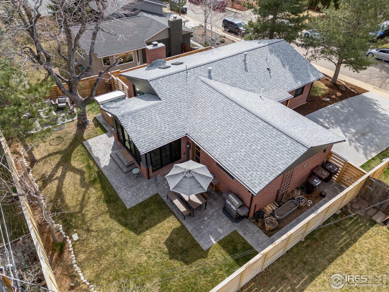 2685 Stephens Road Boulder, CO 80305 - Photo 37 of 40 an aerial view of a house with roof deck