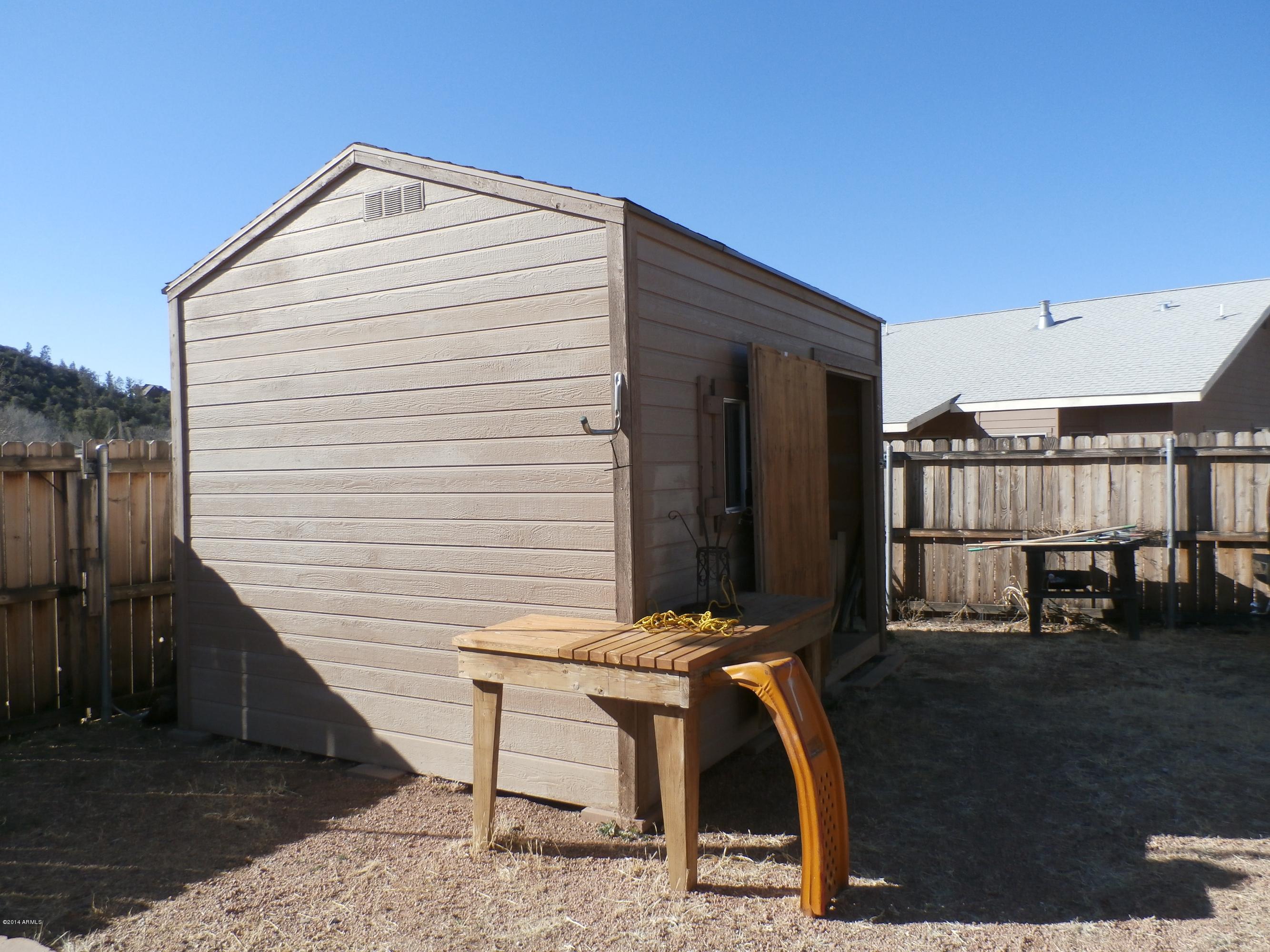 375 South Cedar Mill Road Star Valley, AZ 85541 - Photo 16 of 18 Storage Shed