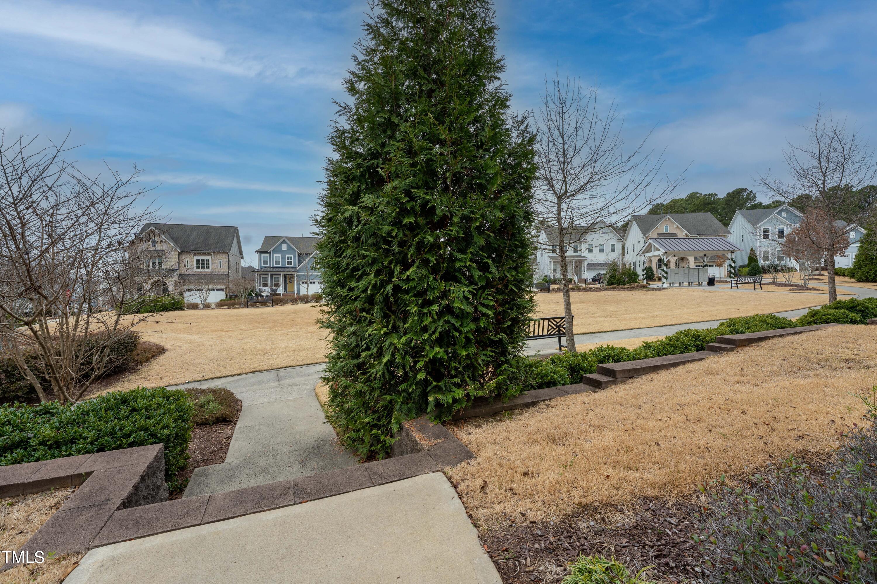 665 Old Dairy Drive Wake Forest, NC 27587 - Photo 29 of 30 a view of a street with a building in the background