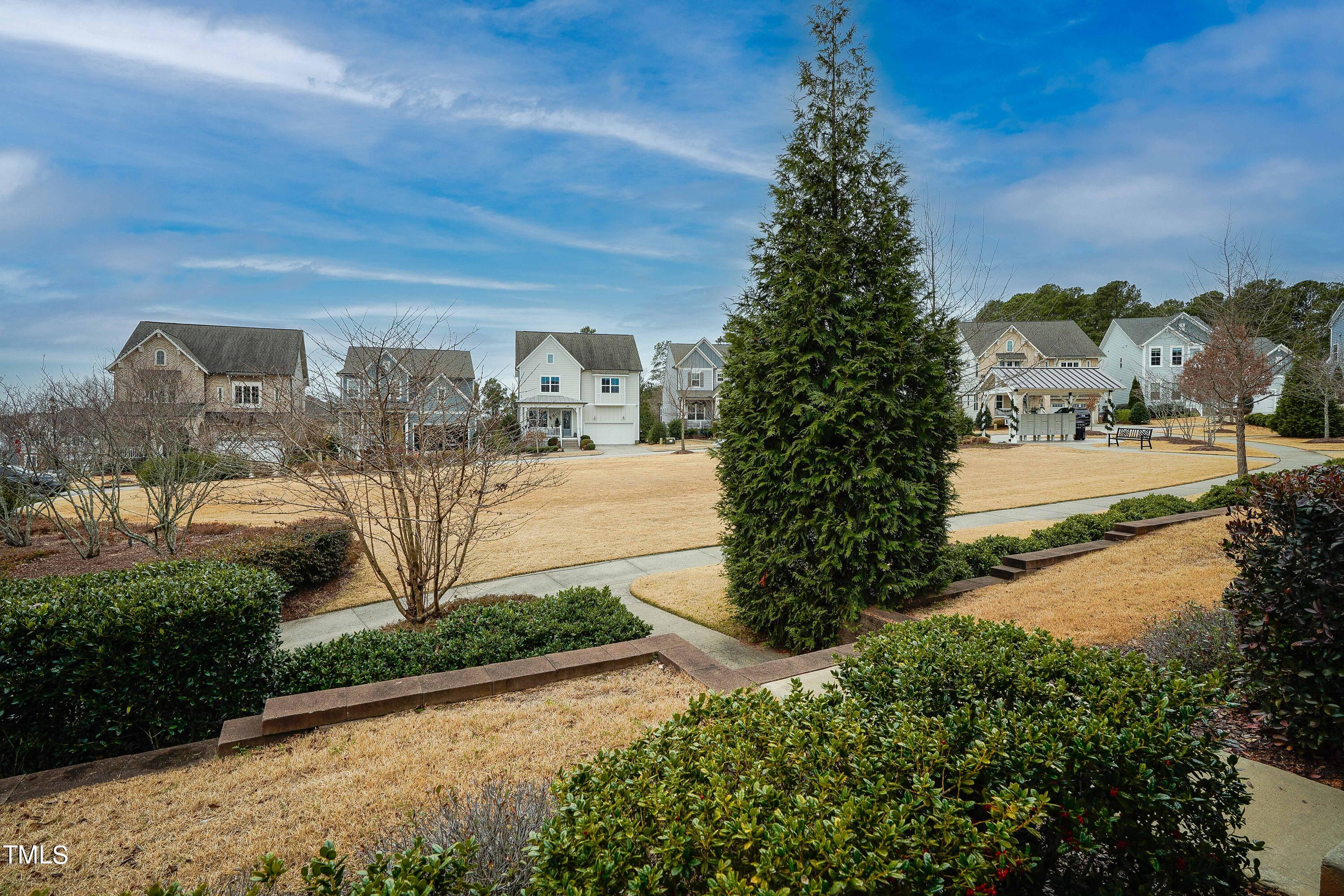 665 Old Dairy Drive Wake Forest, NC 27587 - Photo 30 of 30 a view of a yard in front of house
