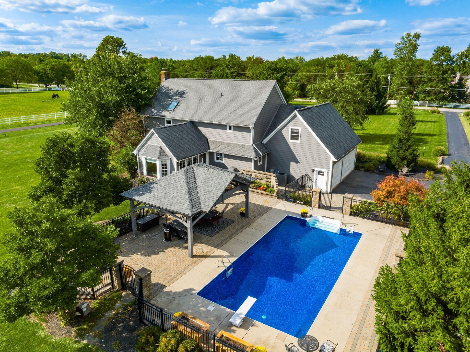 7555 Cook Road Powell, OH 43065 - Photo 58 of 65 Drone view